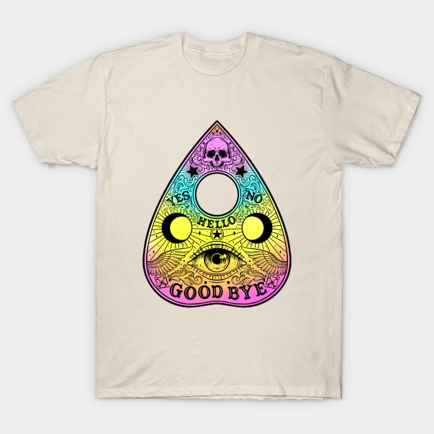 Ouija Planchette Board. All Seeing Eye T-Shirt by OccultOmaStore
